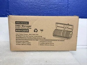Atlantic Disc Manager 80 Disc CD/DVD Desktop Storage Organizer New Sealed - Picture 1 of 6