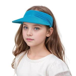 Kids Adjustable Visor Sun Hat UPF 50+ Tennis Golf Cap for Boys Girls - Picture 1 of 7