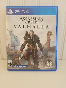 Assassin's Creed Valhalla Sony PlayStation 4 PS4 Video Game Used - Picture 1 of 4