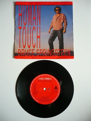 Bruce Springsteen Human Touch 7" Vinyl 1992 EU Columbia 1st Press Rock Single - Image 1 of 4