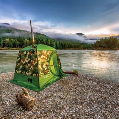 MOBIBA Rucksack Sauna RB170M Digital Camouflage Mobile Dampfsauna Zelt Outdoor - Bild 1 von 4