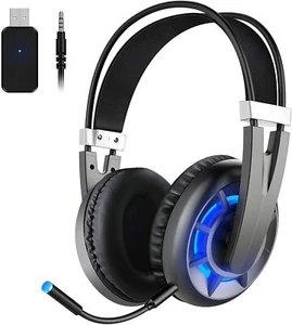 🔥Wintory AIR 2.4G Wireless Gaming Headset with Detachable Noise Canceling Mic🔥 - Picture 1 of 5