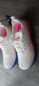 Avia Women’s Caged Knit Sneakers Size 7 multicolor White/Pink/Blue NWT - Picture 1 of 6