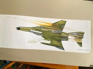 Aviation Art print MCDONNELL DOUGLAS F-4G WILD WEASEL BY KEITH FRETWELL - Picture 1 of 3