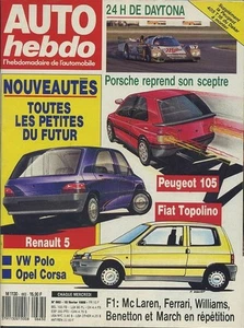 AUTO HEBDO n°663 15/02/1989 24H DE DAYTONA - Imagen 1 de 1