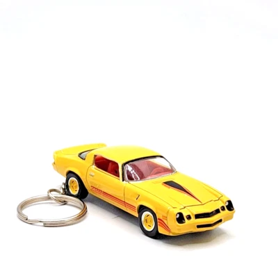1980 Chevy Camaro Z28 Yellow Custom 1/64 Scale Diecast Model GREAT GIFT🎁 - Image 1 of 4