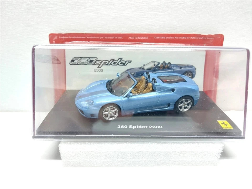Ferrari 360 Spider Blu del 2000 - 1/43 Ferrari GT Collection - Immagine 1 di 1