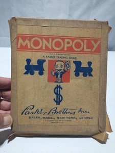 Vintage Monopoly Brettspiel The Classic Edition 1936 ohne Brett - Bild 1 von 10