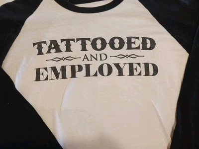 2000's Tattooed And Unemployed 3/4 Sleeve XL Steadfast Brand  - Image 1 of 4