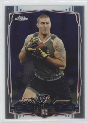 2014 Topps Chrome CJ Fiedorowicz #131 Rookie RC - Image 1 of 2