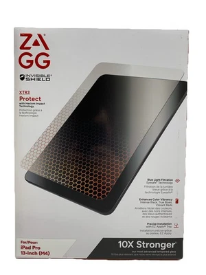 ZAGG Invisible Shield Screen Glass Protector XTR3 Apple iPad Pro 13" (M4) Clear - Image 1 of 4