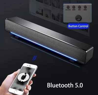 Bluetooth Soundbar Lautsprecher Subwoofer TV Stereo Tragbares Surround Sound System - Bild 1 von 4
