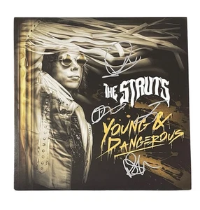 The Struts Signed Autographed Young And Dangerous Vinyl Record Luke Spiller +3 - Picture 1 of 2
