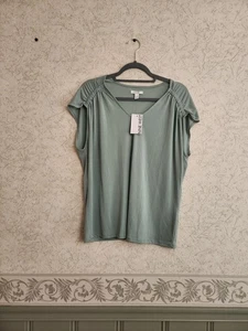 Nine West mintgrünes ärmelloses Top ~ Größe Medium ~ neu mit Etikett - Bild 1 von 3