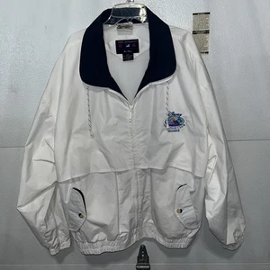 Vintage Walt Disney World Mens Size 2XL Vacation Club Member Jacket White & Blue - Picture 1 of 8