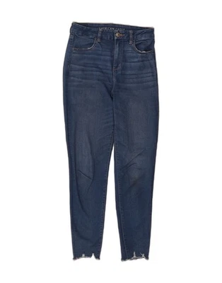 American Eagle Damen Regular Fit Skinny Jeans UK 12 Medium W28 L28 blau CA04 - Bild 1 von 3