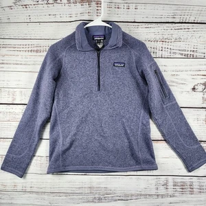 Patagonia Better Sweater 1/4 Zip Purple Fleece Pullover Women’s Small Styl 25617 - Picture 1 of 8