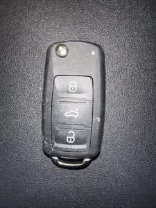 3Buttons Replacement Flip Folding Remote Key Shell for Volkswagen 5K0-837-202 - Picture 1 of 5
