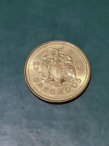 5 Cents Barbados , Coin , 1988 - Picture 1 of 2