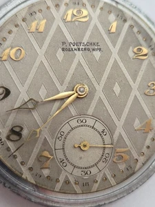 Art Deco TASCHENUHR aus ROSENBERG in West Pr. ( SUSZ ) Herren Taschenuhr um 1920 - Bild 1 von 10