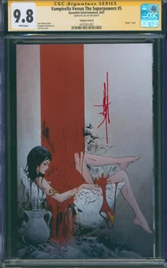 Vampirella Versus The Superpowers #5 Jae Lee Signed Virgin Variant SS CGC 9.8 - Picture 1 of 2