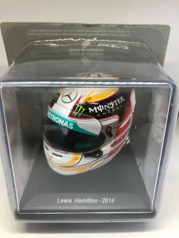 LEWIS HAMILTON MERCEDES 2014 FORMULA 1 MINI HELMET (SCALE 1:5) BRAND NEW Cover