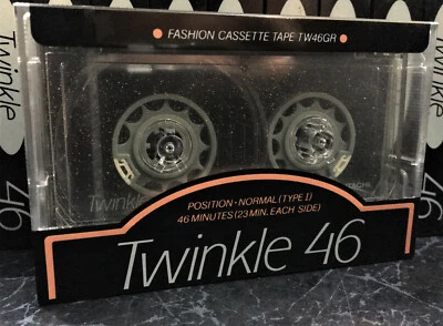 Cinta de casete de música Hitachi Twinkle 46 tipo I normal (sellada) rara hecha en Japón Foto 1 de 4