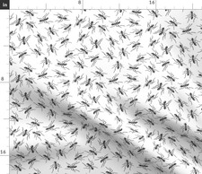 Picnic Bug Ant Insect Swarm Spoonflower Fabric by the Yard