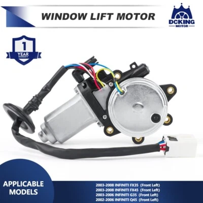 Window Motor For Infiniti FX35 FX45 03-08 & G35 03-06 & Q45 02-06 Front Left LH - Изображение 1 из 4