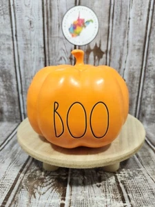 Rae Dunn BOO Orange Pumpkin Baby Size 5” Fall Halloween Farmhouse New - Picture 1 of 6