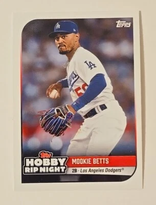 2024 Topps Hobby Rip Night Mookie Betts Los Angeles Dodgers #17 - Image 1 of 4