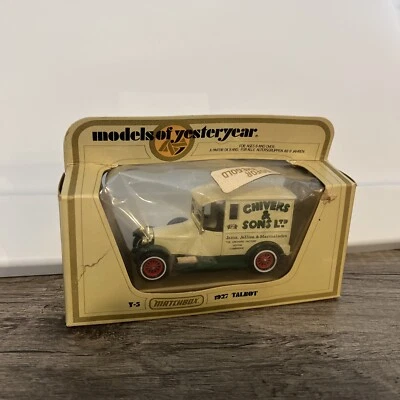 1978 Lesney Models of Yesteryear Y-5 1927 Talbot Chivers and Sons Ltd. - Image 1 of 4