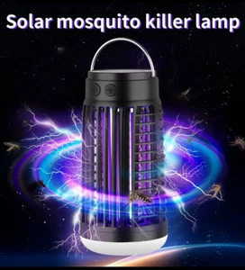 Outdoor Solar Bug Zapper,Mosquito Killer Bug Zapper with LED Light | 4000mAh | I - Picture 1 of 9