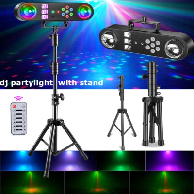 5in1 LED Par UV Lichteffekt Discokugel Partylicht Bühnenlicht mit Mobile Stativ - Bild 1 von 4