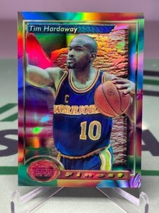 1993-94 Topps Finest Tim Hardaway Refractor #198 - Golden State Warriors