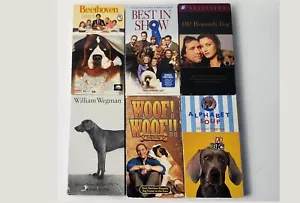 VHS LOT (6x) FOR THE DOGS! - Best in Show, William Wegman (2x), Beethoven, Benji - Picture 1 of 8