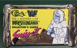 1990 Classic WWF Series II History of WrestleMania Card Pack Ultimate Warrior  - Picture 1 of 2