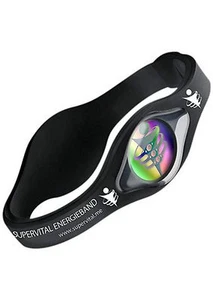 Power Balance Cinta de Energía Super Vital Silicona Deporte Fitness Pulsera Holograma