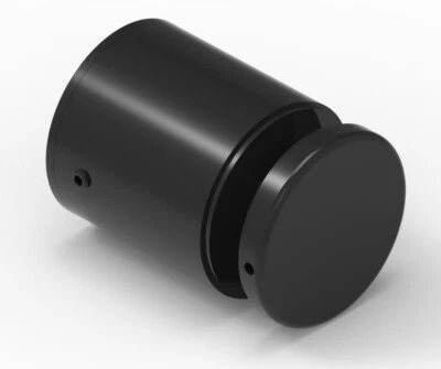 MSJ GLASS BALUSTRADING DIRECT Black Adjustable Stand-Off (for Juliet Balcony) 316 Grade S/S 50 x 50mm