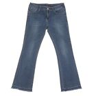 Miss Bonbon Bootcut Blue Jeans Womens XL Cut-Offs