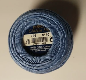 DMC CEBELIA FILO TAGLIA 10, Blu #799 - Foto 1 di 2