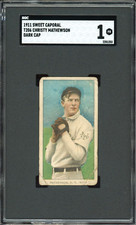 1911 T206 Christy Mathewson Dark Cap Sweet Caporal Card HOF - Certified SGC 1