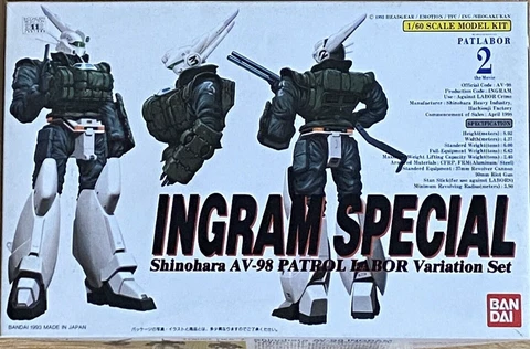 Patlabor #9 Ingram AV-98 Bandai 1/60 (Last Two!) Cover
