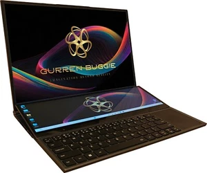Gurren Buggie Laptop XTR7 16 inch +14 inch i7 10850H Dual Screen 32GB 1TB - Picture 1 of 7