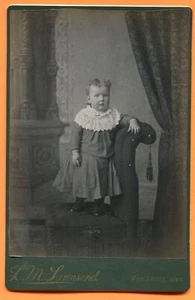 West Liberty, IA, Portrait of a Little Girl, by Townsend, circa 1880s - Picture 1 of 2
