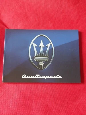 Maserati Quattroporte Libretto Uso E Manutenzione - Immagine 1 di 4