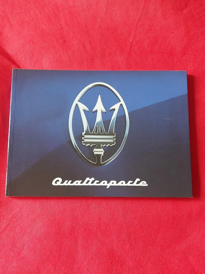 Maserati Quattroporte Libretto Uso E Manutenzione - Immagine 1 di 4