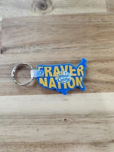 Vintage WHITE CASTLE  Keychain, Craver Nation, Blue - Picture 1 of 3