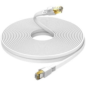 Cat8 Lan Kabel 15m Hochgeschwindigkeits Ethernet wetterfest für Router Gaming - Bild 1 von 9