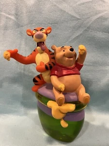 SEHR SELTEN!!! VINTAGE Winnie the Pooh & Tigger Shampoo Honig Kanister Glas. - Bild 1 von 12